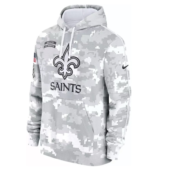 Nike New Orleans Saints Salute to Service Hoodie Sweatshirt Mens Size Medium - Picture 2 of 10